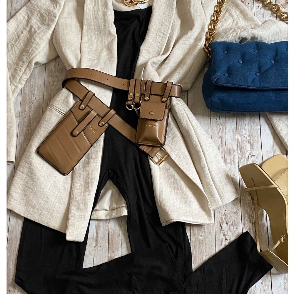 Belt with pouches (utility belt) luxe belt